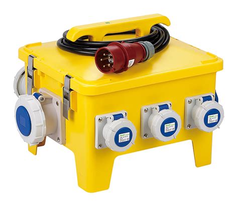 120 240 temporary power distribution electrical t box|portable power distribution box.